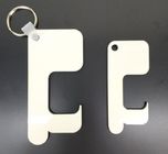 Anti Epidemic Dye Sublimation Blanks No Touch MDF Wood Key Chain